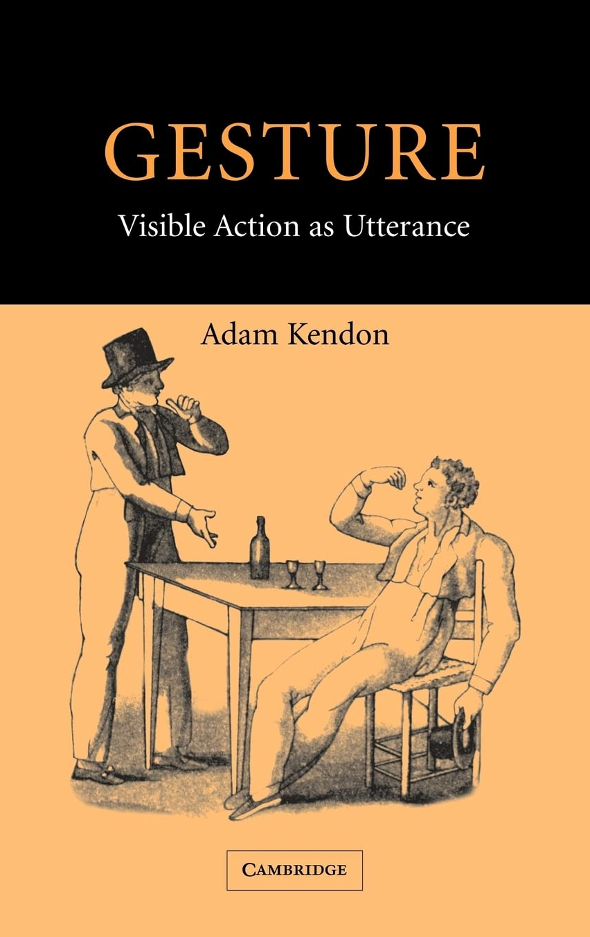Gesture Visible Action As Utterance Adam Kendon