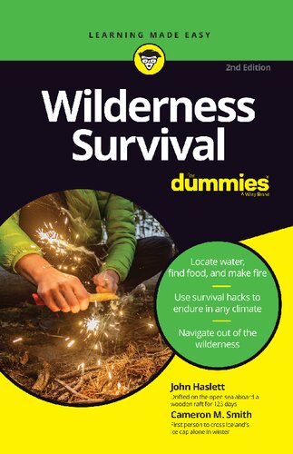 Wilderness Survival For Dummies 2nd John F Haslett Cameron M Smith