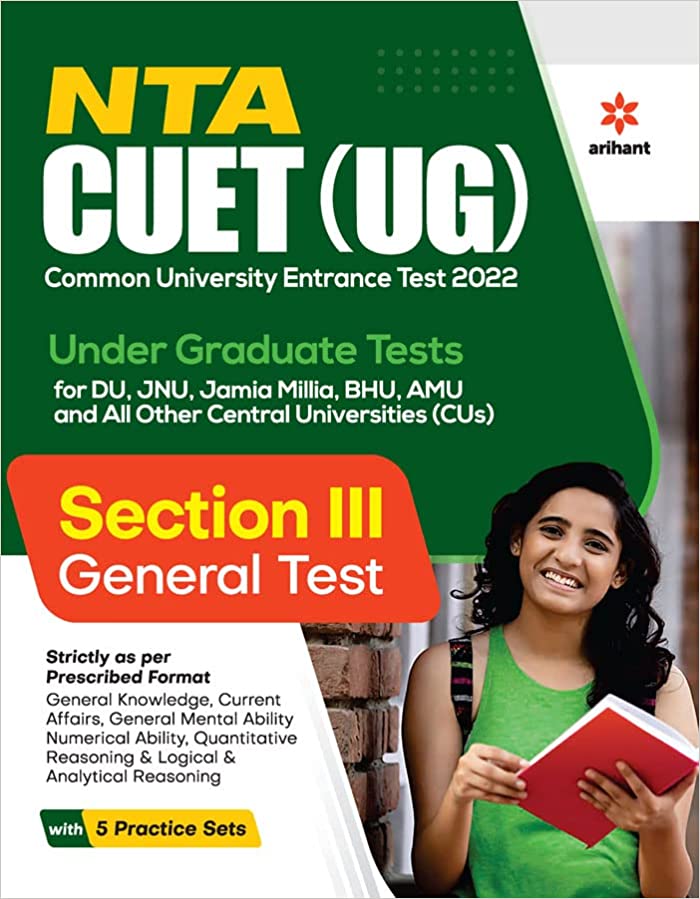 Nta Cuet Ug 2022 Section 3 General Test 1st Edition Arihant Experts