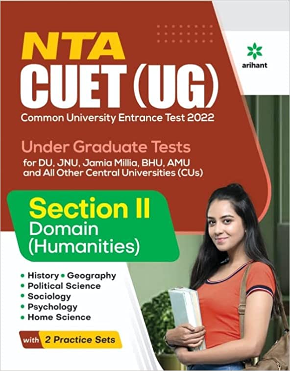 Arihant Nta Cuet Ug 2022 Section 2 Domain Humanities First Arihant Experts