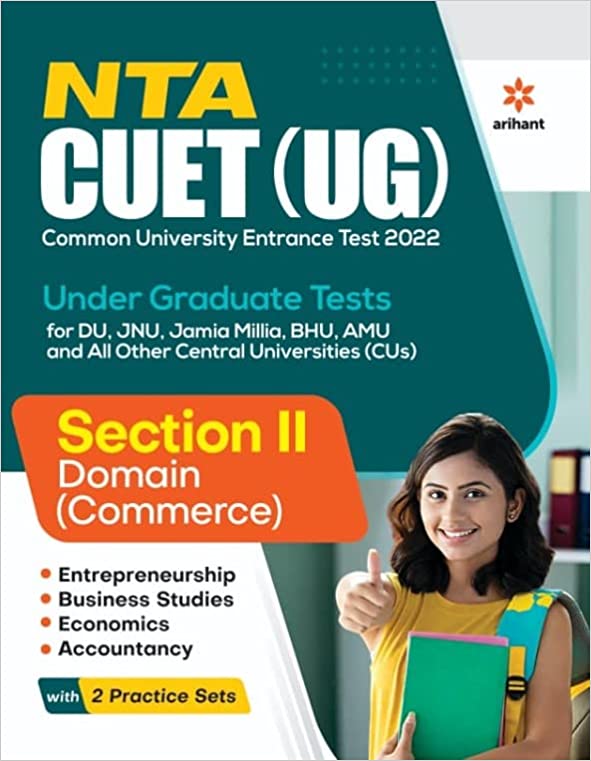 Arihant Nta Cuet Ug 2022 Section 2 Domain Commerce First Arihant Experts