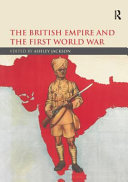 The British Empire And The First World War 1st Edition Ashley Jackson