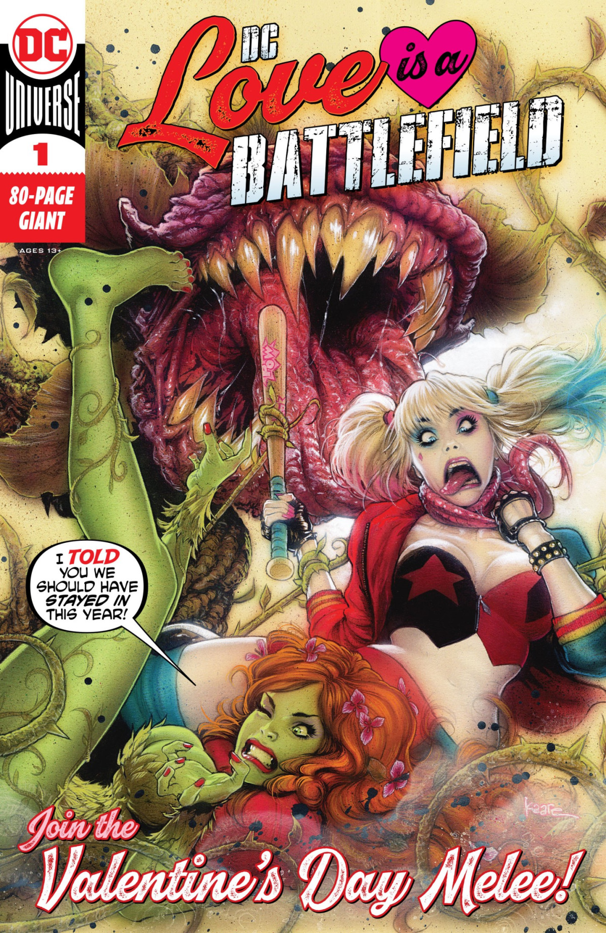Dc Love Is A Battlefield 1 Amancay Nahuelpan Andrew Marino Andworld Design Carlos M Mangual Cavan Sc Sina Grace Steve Wands Tim Seeley Travis Lanham Troy Peteri Ulises Arreola Wes Abbott Xermanico