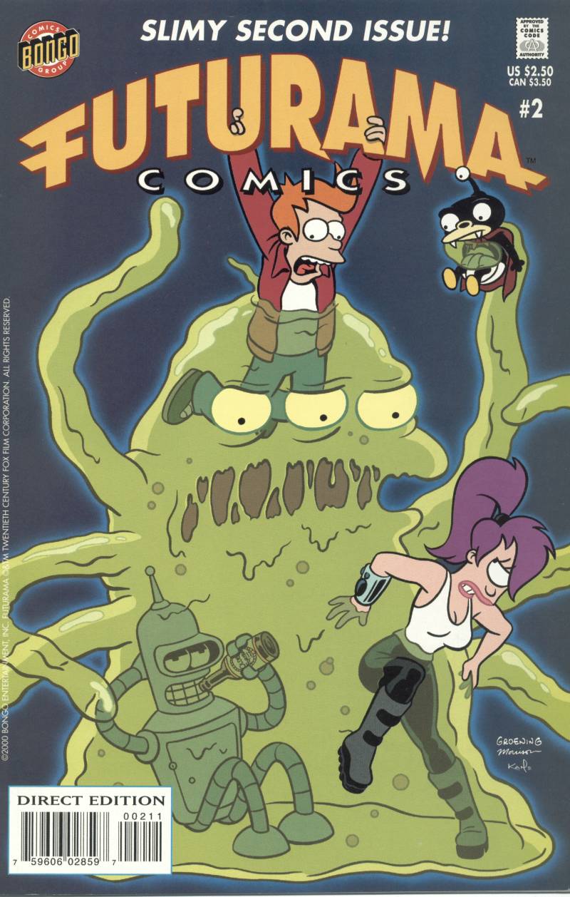 Futurama Comics 2 But Deliver Us To Evil Bill Morrison Chris Ungar Eric Rogers Matt Groening Nathan Kane Steve Steere