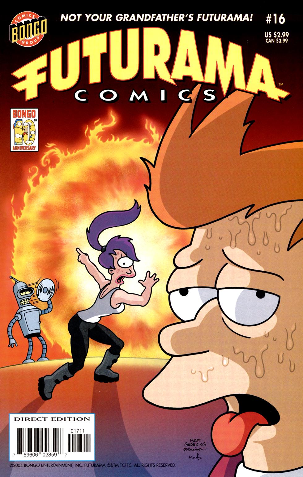 Futurama Comics 16 Kickin It Old School Ian Boothby James Lloyd Karen Bates Steve Steere