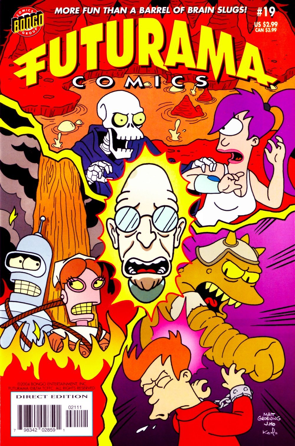 Futurama Comics 19 The Time Bender Trilogy Part Three Ian Boothby John Delaney Karen Bates Phyllis Novin