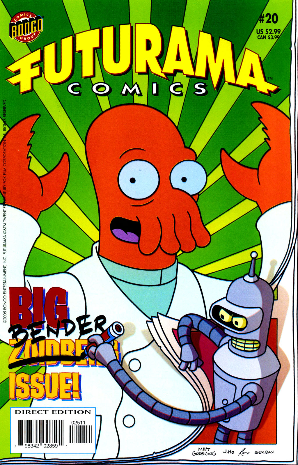 Futurama Comics 20 Bender Breaks Out Bill Morrison Joey Mason Karen Bates Patric M Verrone Phyllis Novin Tom King