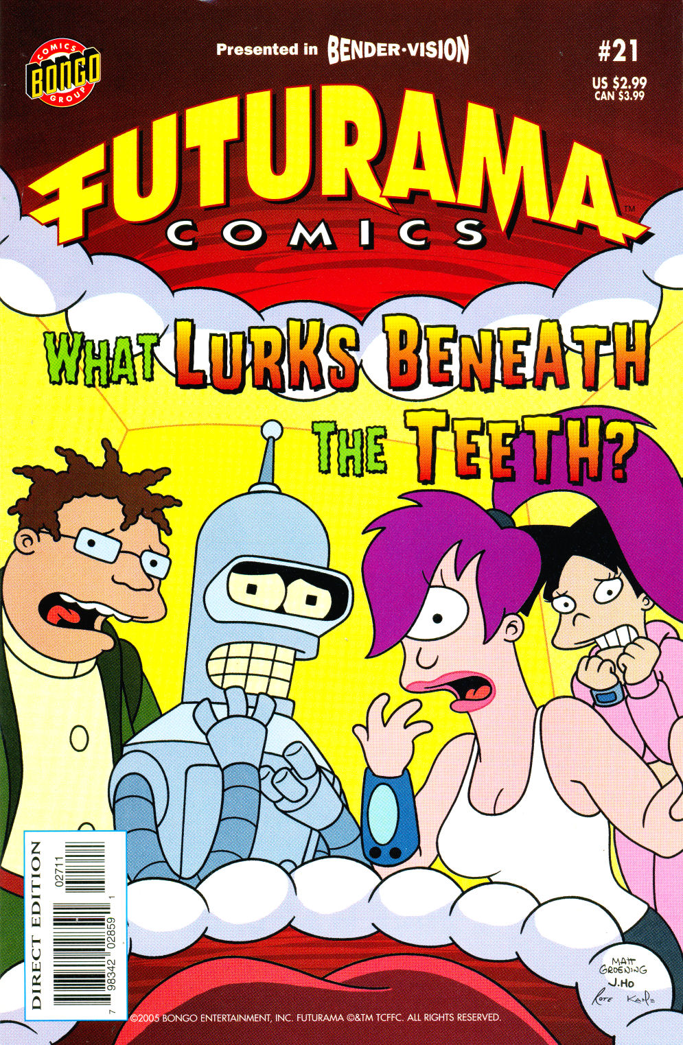 Futurama Comics 21 More Than A Filling Andrew Pepoy Bill Morrison Eric Rogers John Delaney Karen Bates