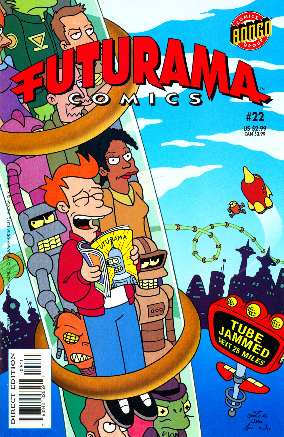 Futurama Comics 22 A Fit Worse Than Death Bill Morrison Ian Boothby Karen Bates Mike Kazaleh Phyllis Novin