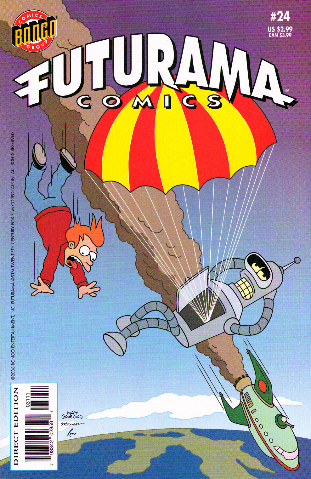 Futurama Comics 24 Twice Told Tales Of Interest Andrew Pepoy Bill Morrison Ian Boothby James Lloyd Karen Bates