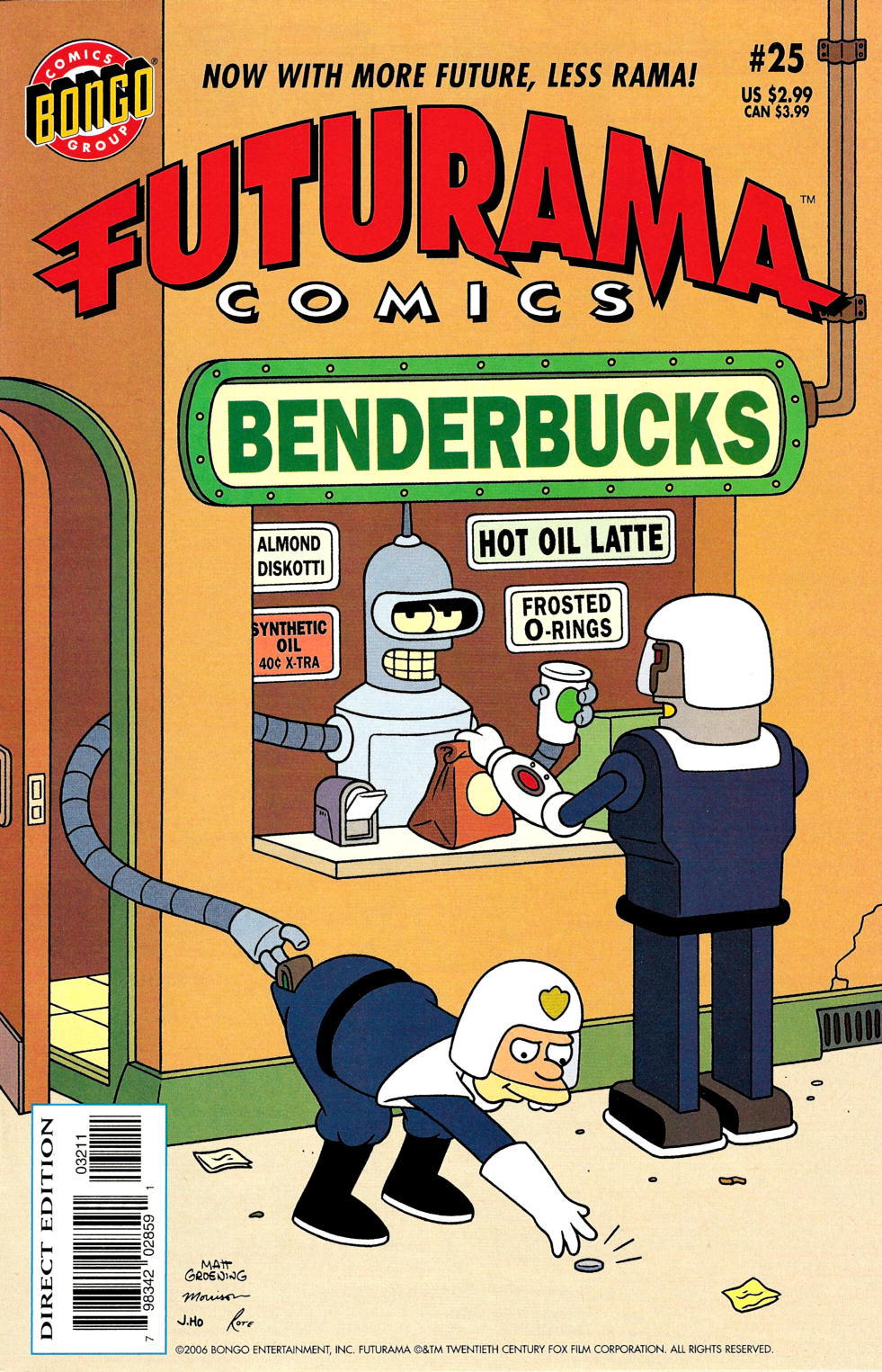 Futurama Comics 25 Robot Robin Hood Bill Morrison Ian Boothby Karen Bates Mike Kazaleh Nathan Hamill Phyllis Novin