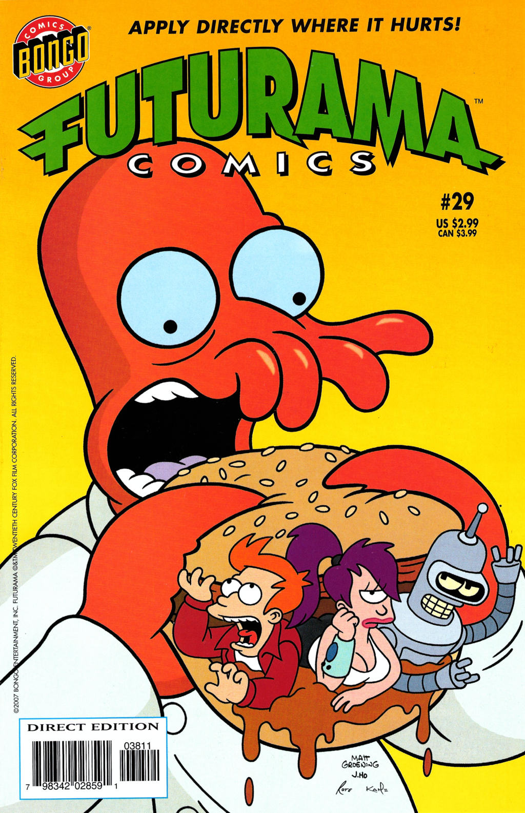 Futurama Comics 29 Downsized Andrew Pepoy Bill Morrison Ian Boothby Karen Bates Mike Kazaleh Nathan Hamill