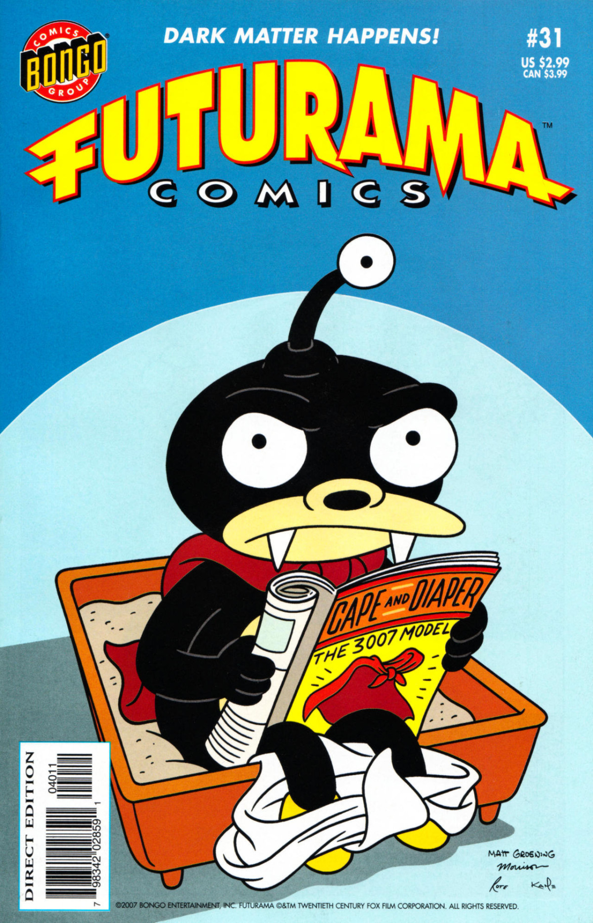 Futurama Comics 31 As The Wormhole Turns Andrew Pepoy Bill Morrison Ian Boothby Karen Bates Mike Kazaleh Nathan Hamill