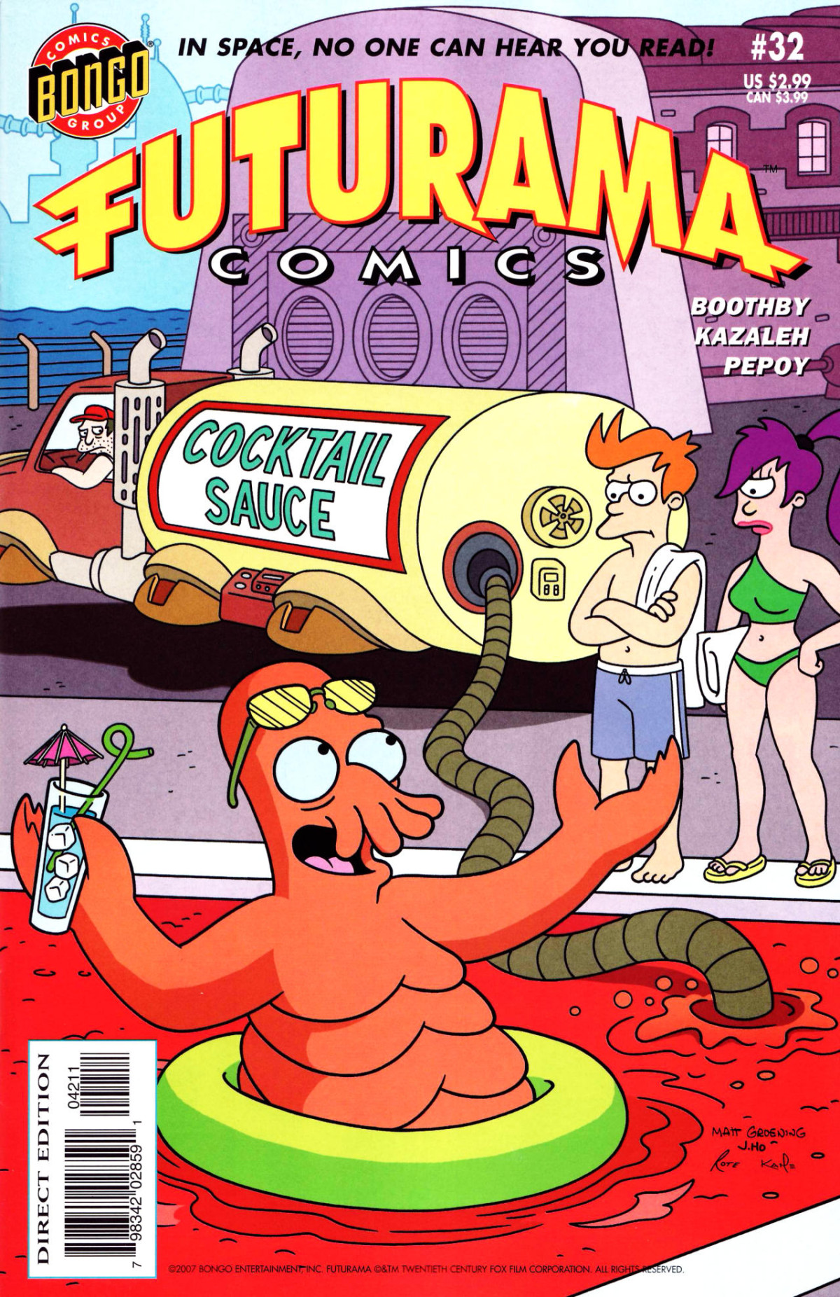 Futurama Comics 32 Doctor What Andrew Pepoy Bill Morrison Ian Boothby Karen Bates Mike Kazaleh Nathan Hamill