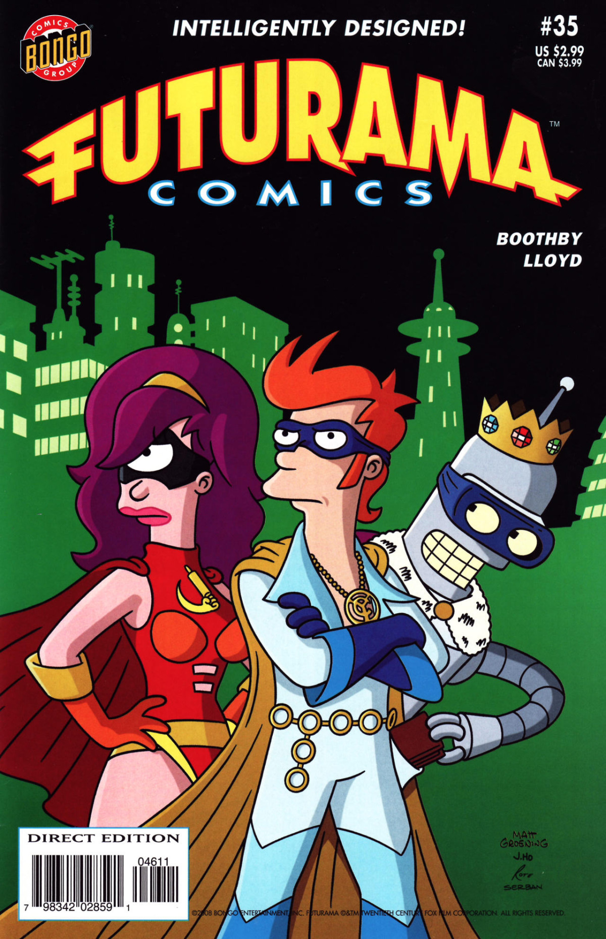 Futurama Comics 35 Son Of The Sun Andrew Pepoy Dan Davis Ian Boothby James Lloyd Jason Ho Karen Bates Mike Rote Nathan Hamill Rick Reese