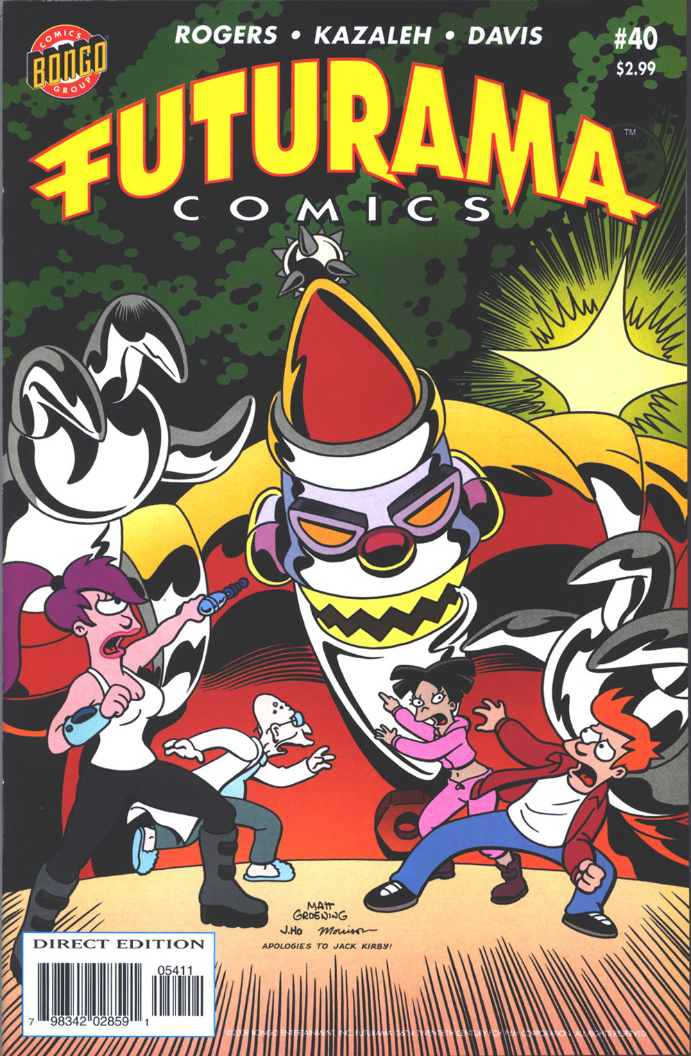 Futurama Comics 40 Robot Santas Little Helpers Bill Morrison Dan Davis Eric Rogers Jason Ho Karen Bates Matt Groening Mike Kazaleh Nathan Kane
