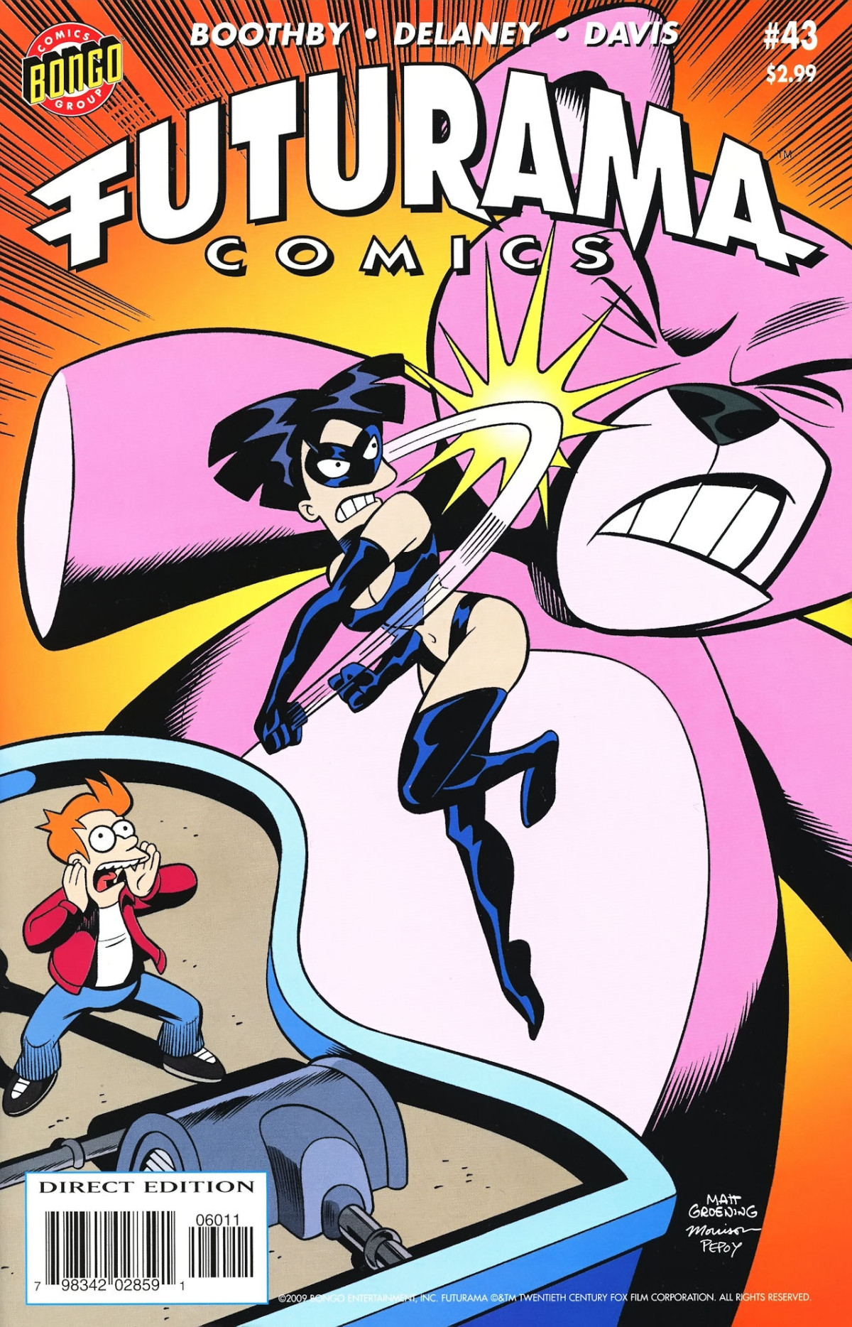 Futurama Comics 43 Welcome To My Nightmall Andrew Pepoy Bill Morrison Dan Davis Ian Boothby John Delaney Karen Bates Matt Groening Nathan Kane