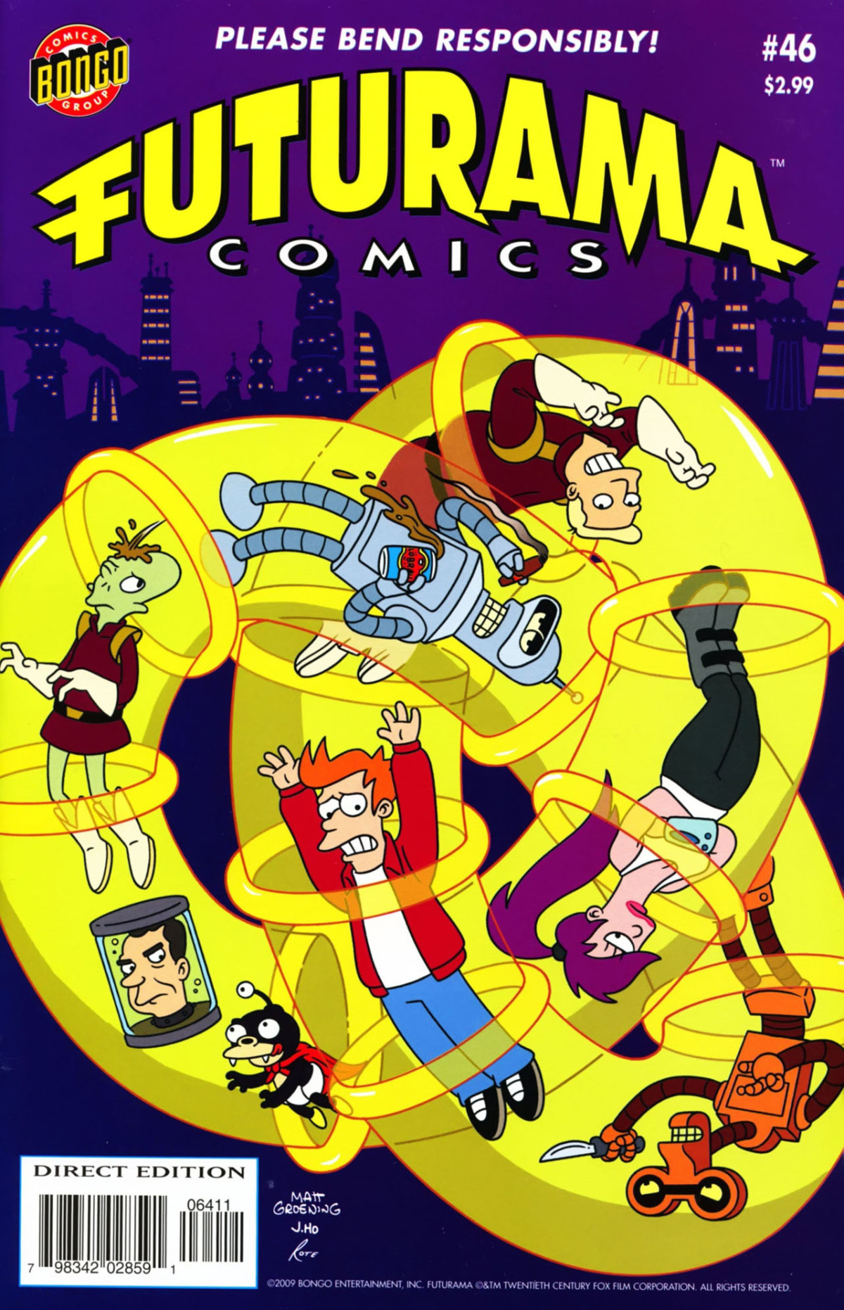 Futurama Comics 46 Follow The Reader Andrew Pepoy Bill Morrison Karen Bates Mike Kazaleh Patric M Verrone Rick Reese