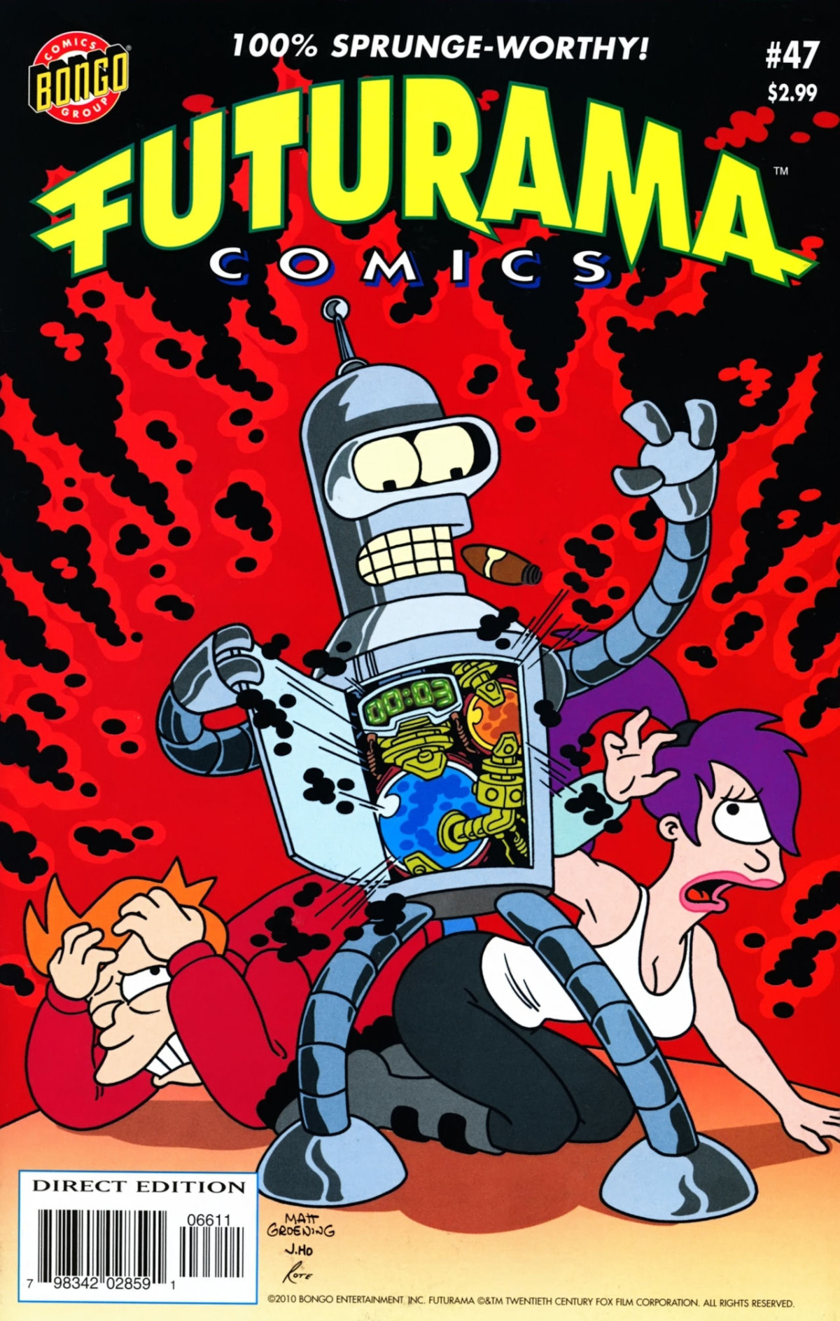 Futurama Comics 47 Chitty Chitty Bend Bend Bill Morrison Dan Davis James Lloyd Karen Bates Nathan Hamill Patric M Verrone