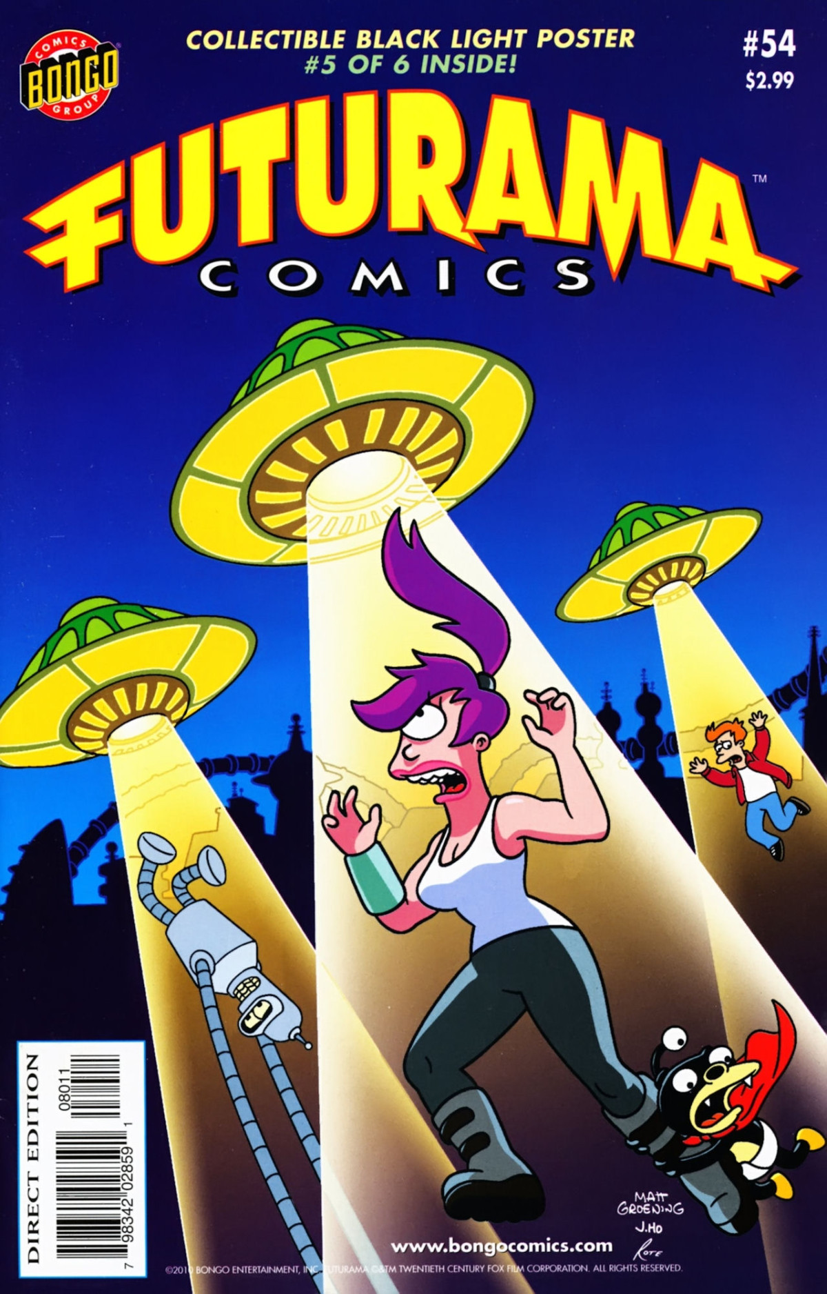 Futurama Comics 54 How Much Is That Mutant In The Window Rank Call Alan Hellard Andrew Pepoy Bill Morrison Eric Rogers James Lloyd Karen Bates