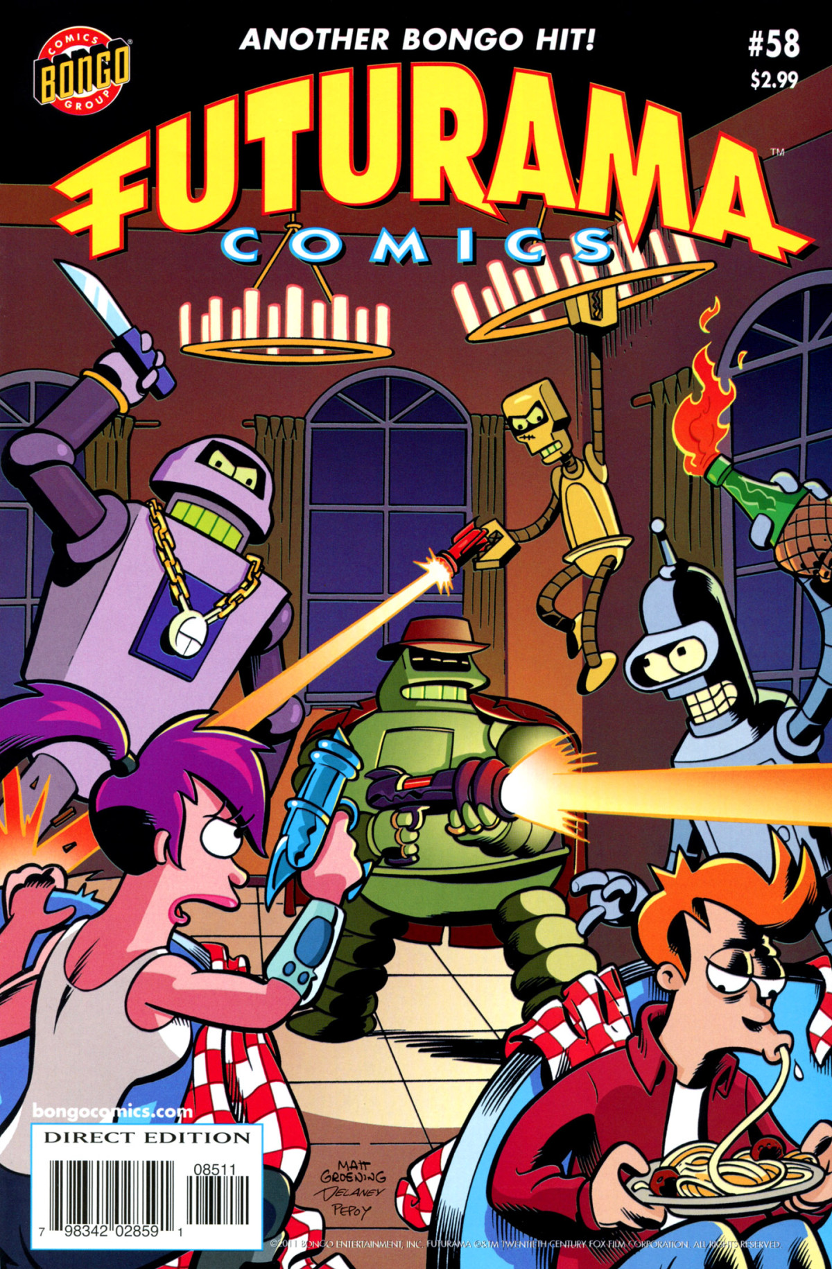 Futurama Comics 58 Boomsday Alan Hellard Andrew Pepoy Bill Morrison Ian Boothby James Lloyd Karen Bates