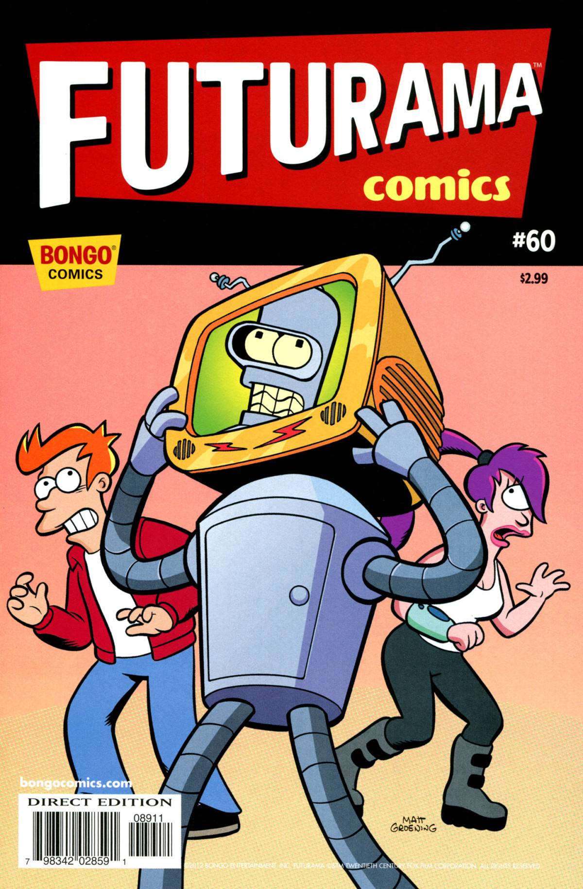 Futurama Comics 60 The Bot Who Cried Wolf Andrew Pepoy Bill Morrison Dan Davis Ian Boothby James Lloyd Jason Ho Karen Bates Matt Groening Nathan Kane Robert Stanley