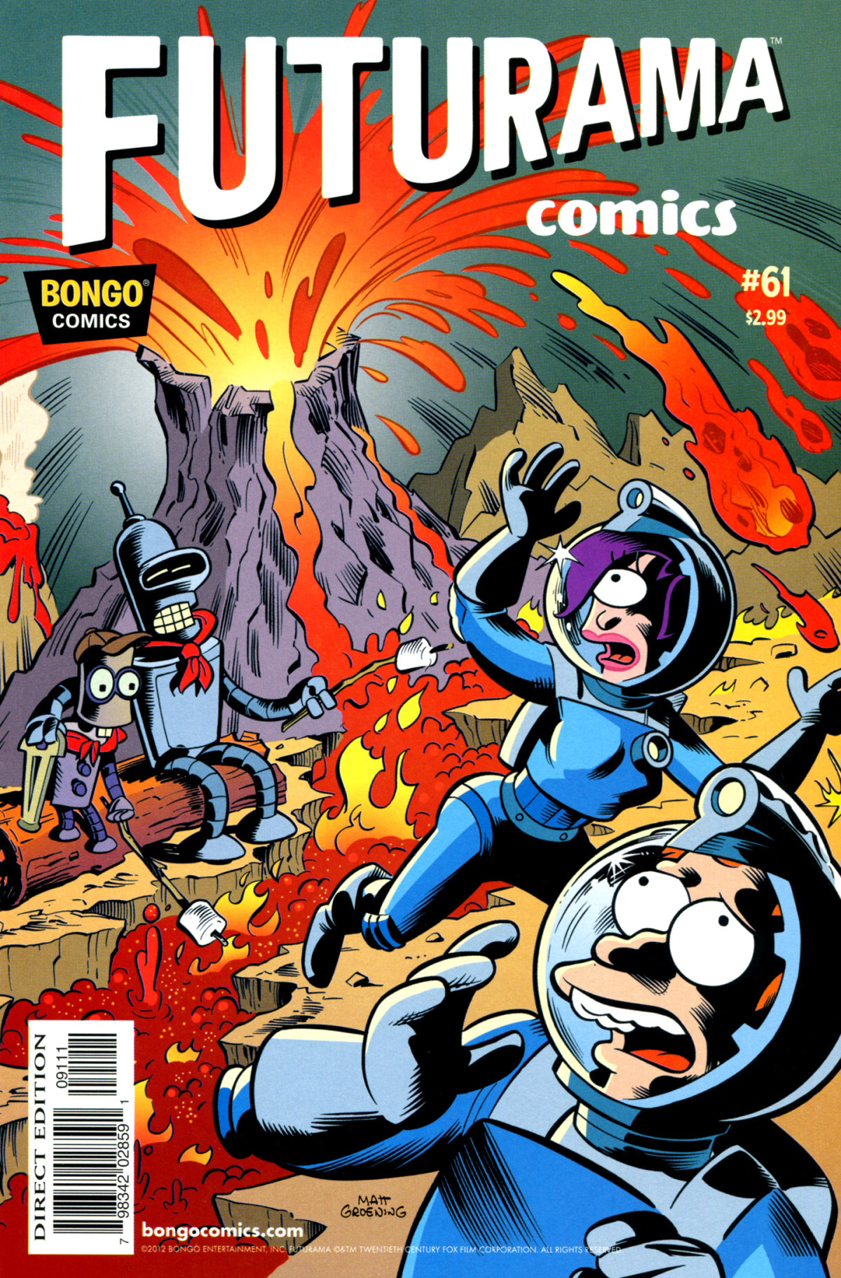 Futurama Comics 61 Troop Grit Andrew Pepoy Bill Morrison Ian Boothby John Delaney Karen Bates Matt Groening Nathan Kane Robert Stanley