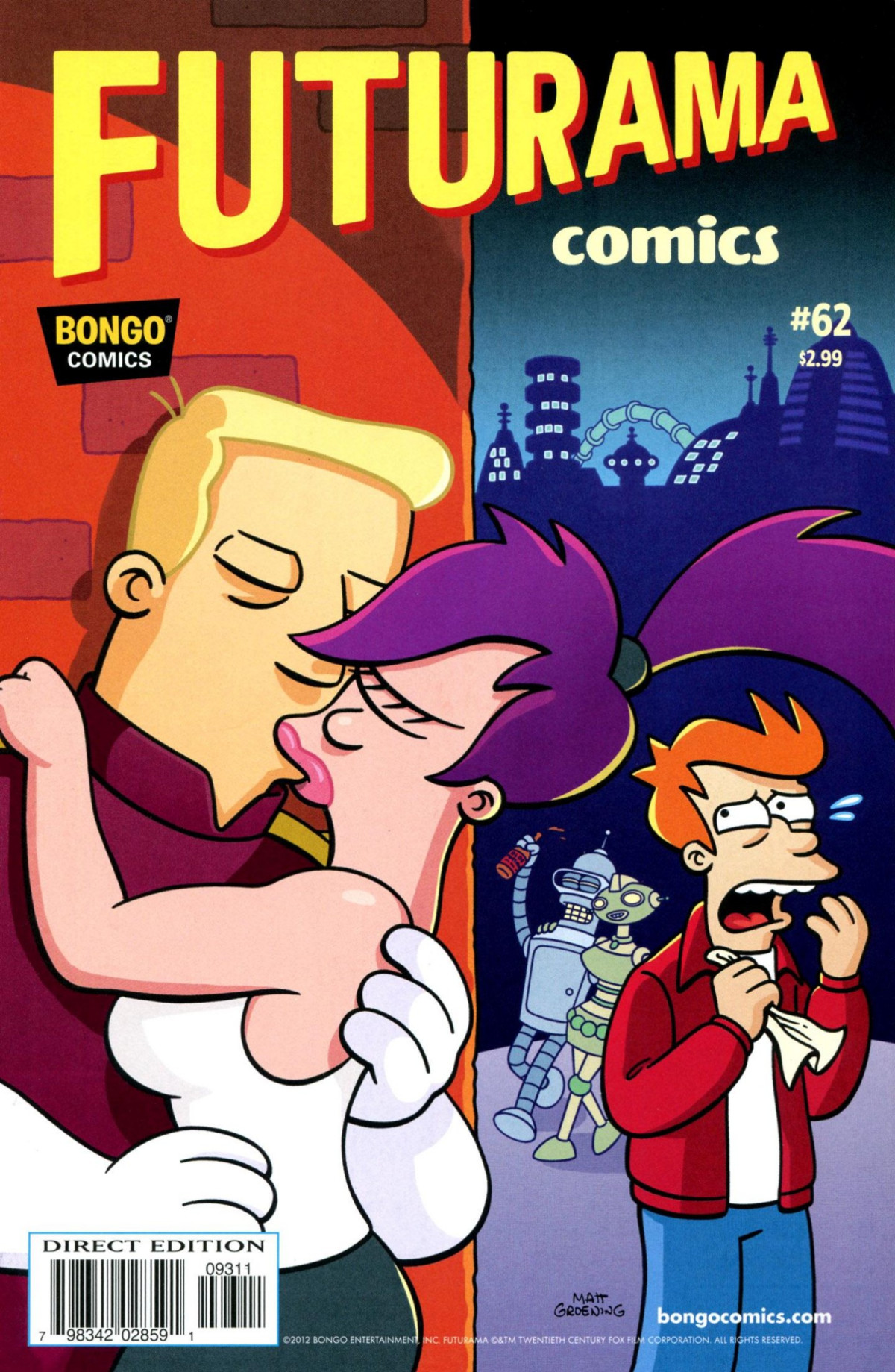 Futurama Comics 62 Lost Our Leela Andrew Pepoy Dean Rankine