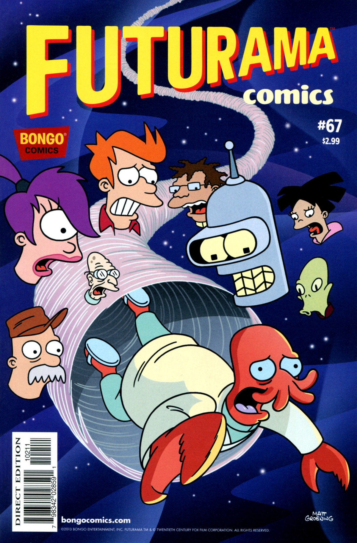 Futurama Comics 67 Tartar House Five Andrew Pepoy Ian Boothby James Lloyd Jason Ho Karen Bates Mike Rote Nathan Hamill Nathan Kane