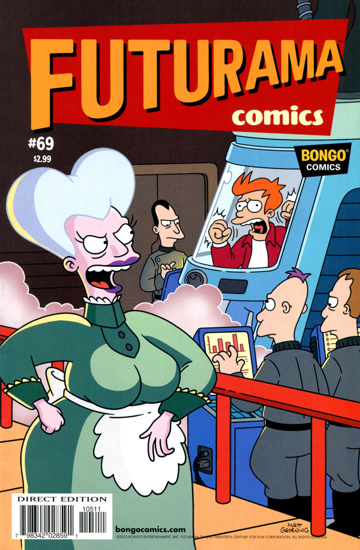 Futurama Comics 69 Dont Go Taking My Heart Andrew Pepoy Eric Rogers Jason Ho Karen Bates Mike Rote Nathan Hamill Nathan Kane Nina Matsumoto