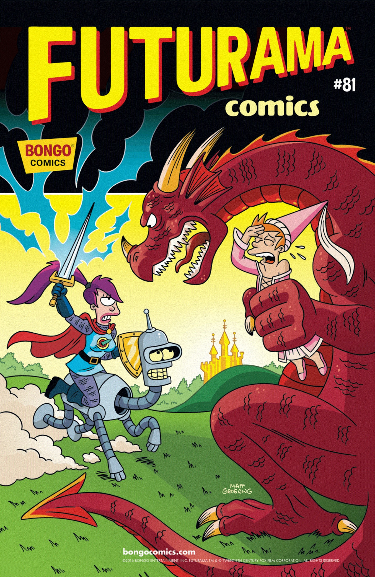 Futurama Comics 81 A Touch Of Medieval Ian Boothby Jason Ho Mike Rote Nathan Kane