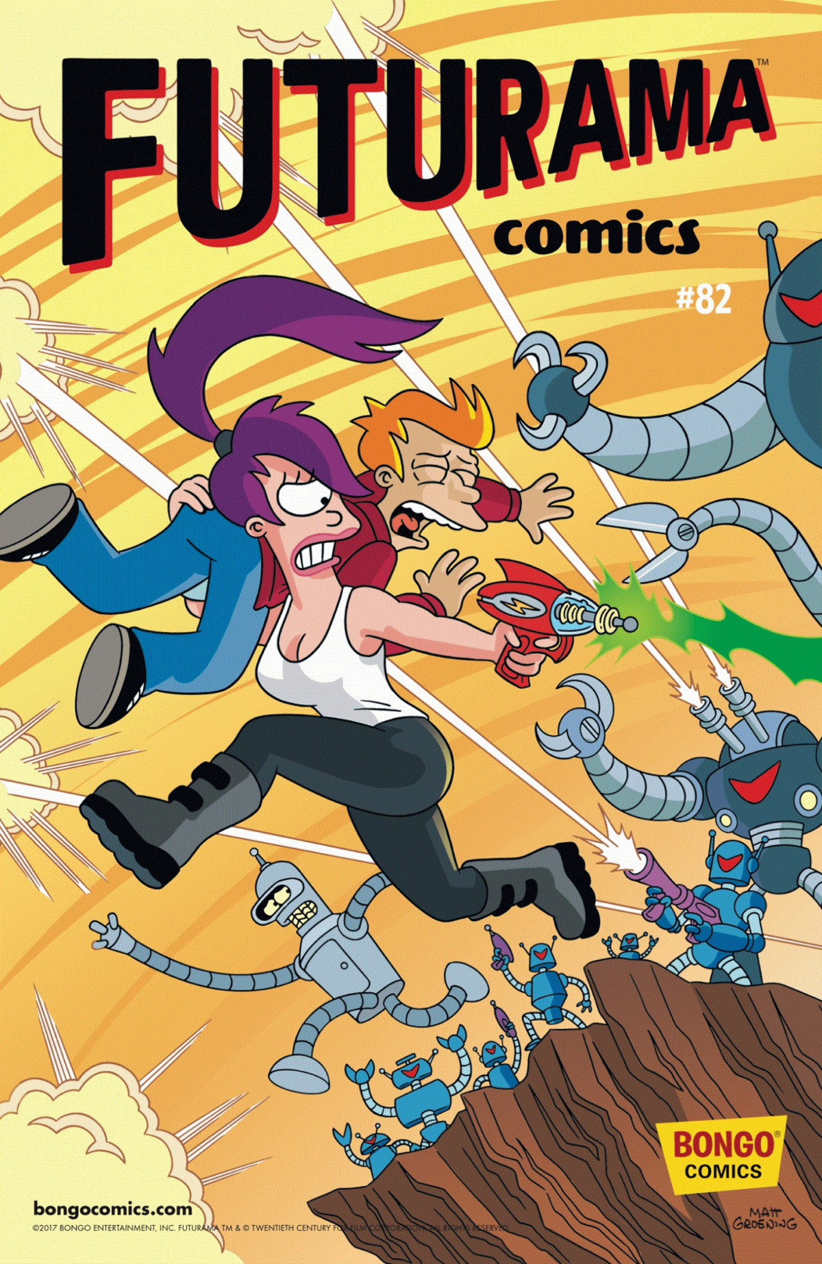Futurama Comics 82 Burning Mom Art Villanueva Ian Boothby James Lloyd Jason Ho Karen Bates Mike Rote Nathan Kane
