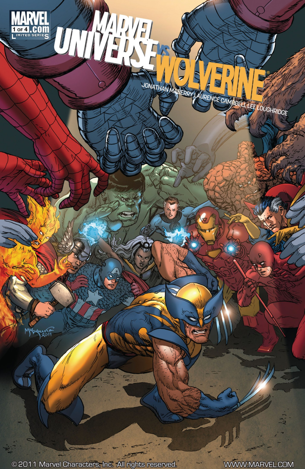 Marvel Universe Vs Wolverine 1 Of 4 1st Edition Dave Sharpe