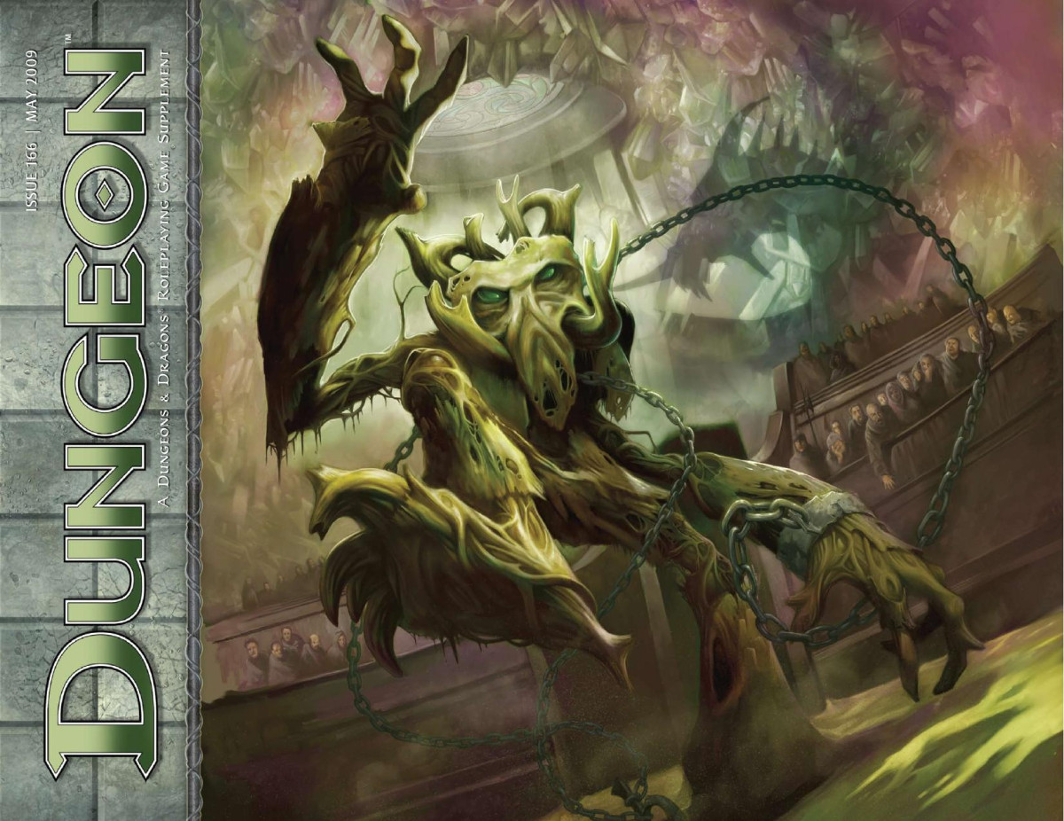 Dungeon A Dungeon Dragon Roleplaying Supplement Issue 166 Wizards Of The Coast