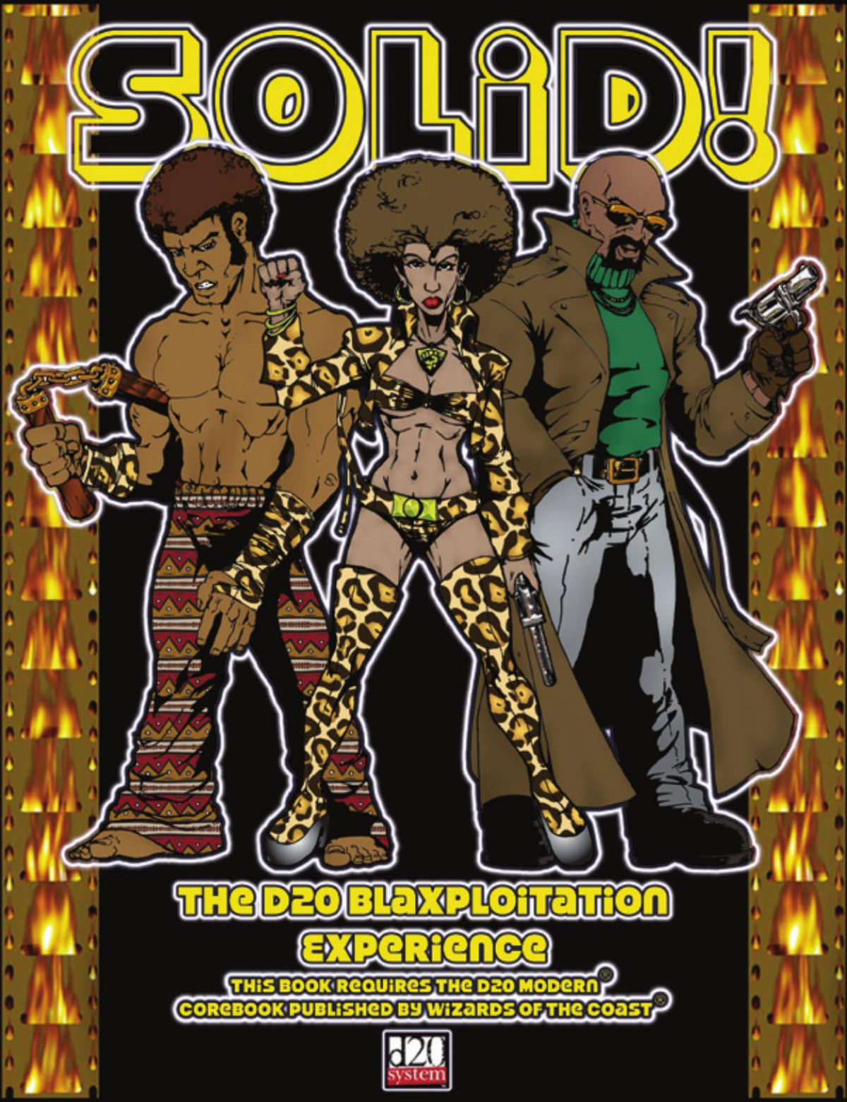Solid The D20 Blaxploitation Experience 1st Edition Dave Blue Eyed Soul Brotha Webb And R Hyrum Big Daddy Savage