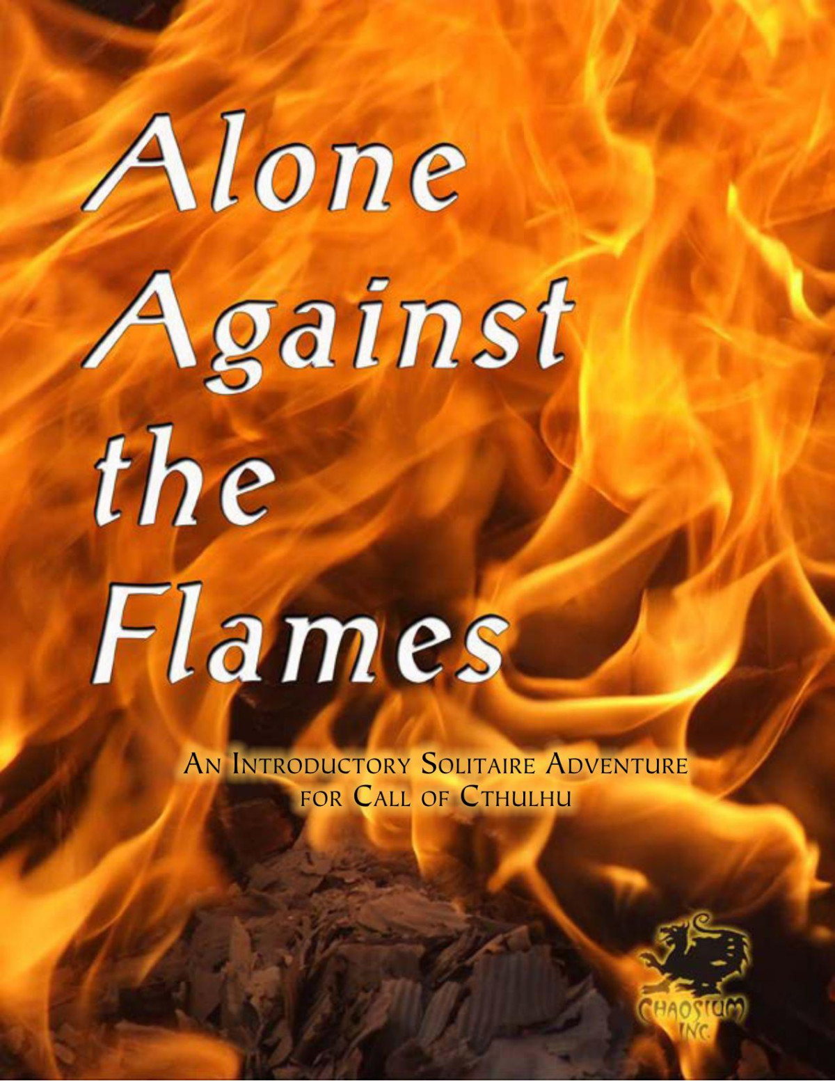 Alone Against The Flames Gavin Inglis