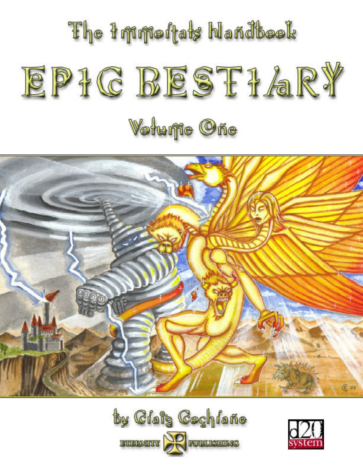 The Immortals Handbook Epic Bestiary Volume One Craig Cochrane