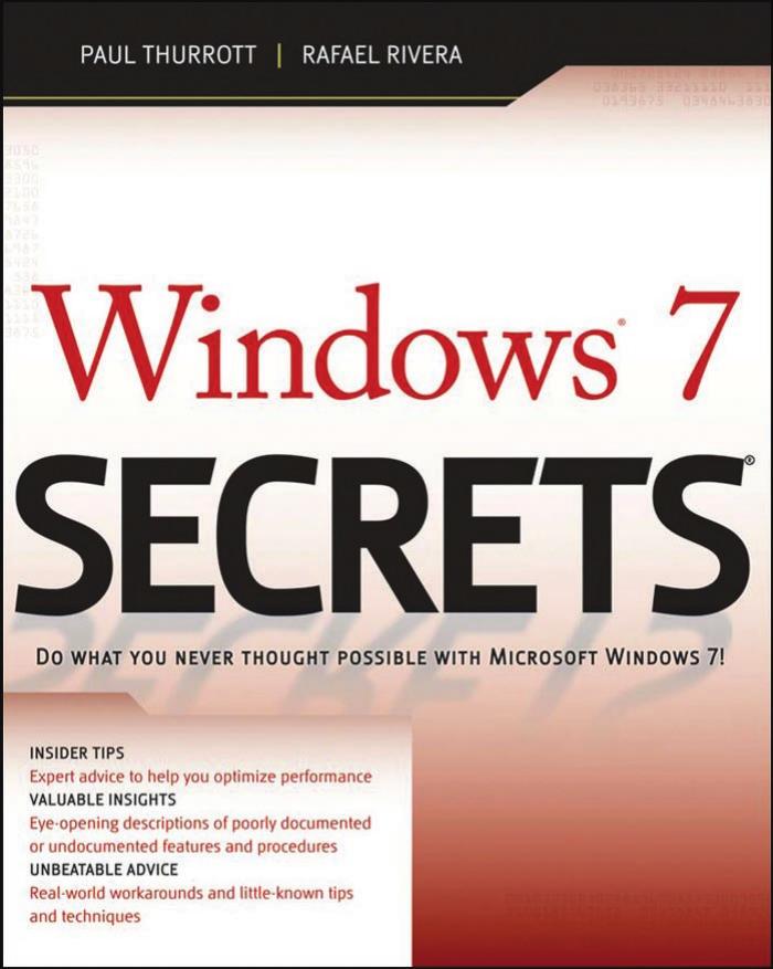 Windows 7 Secrets Paul Thurrott Rafael Rivera