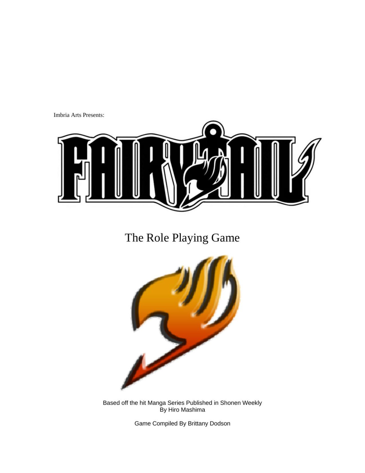Fairy Tail Players Guide Imbria Art