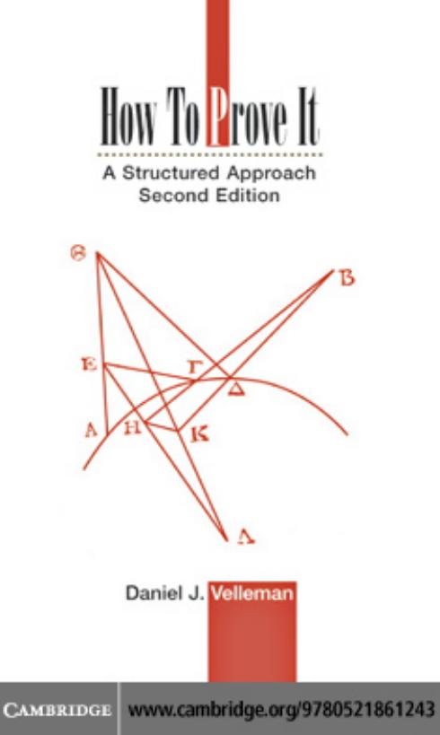 How To Prove It A Structured Approach 2nd Edition Daniel J Velleman
