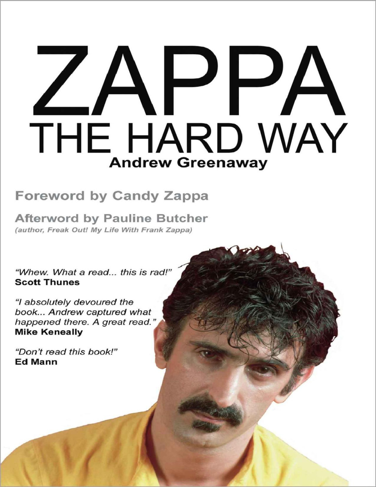 Zappa The Hard Way First Greenaway Andrew