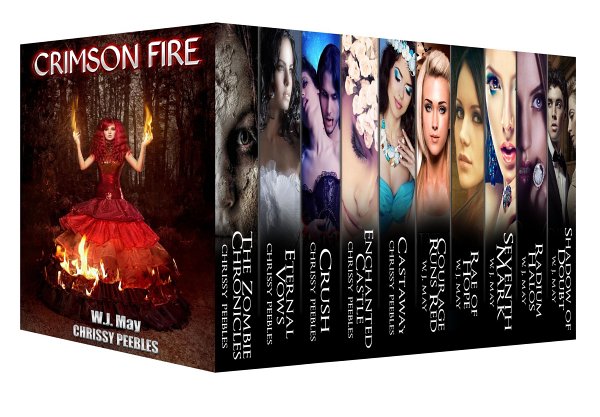 Crimson Fire A 10 Book Fantasy Romance Anthology Chrissy Peebles Wj May