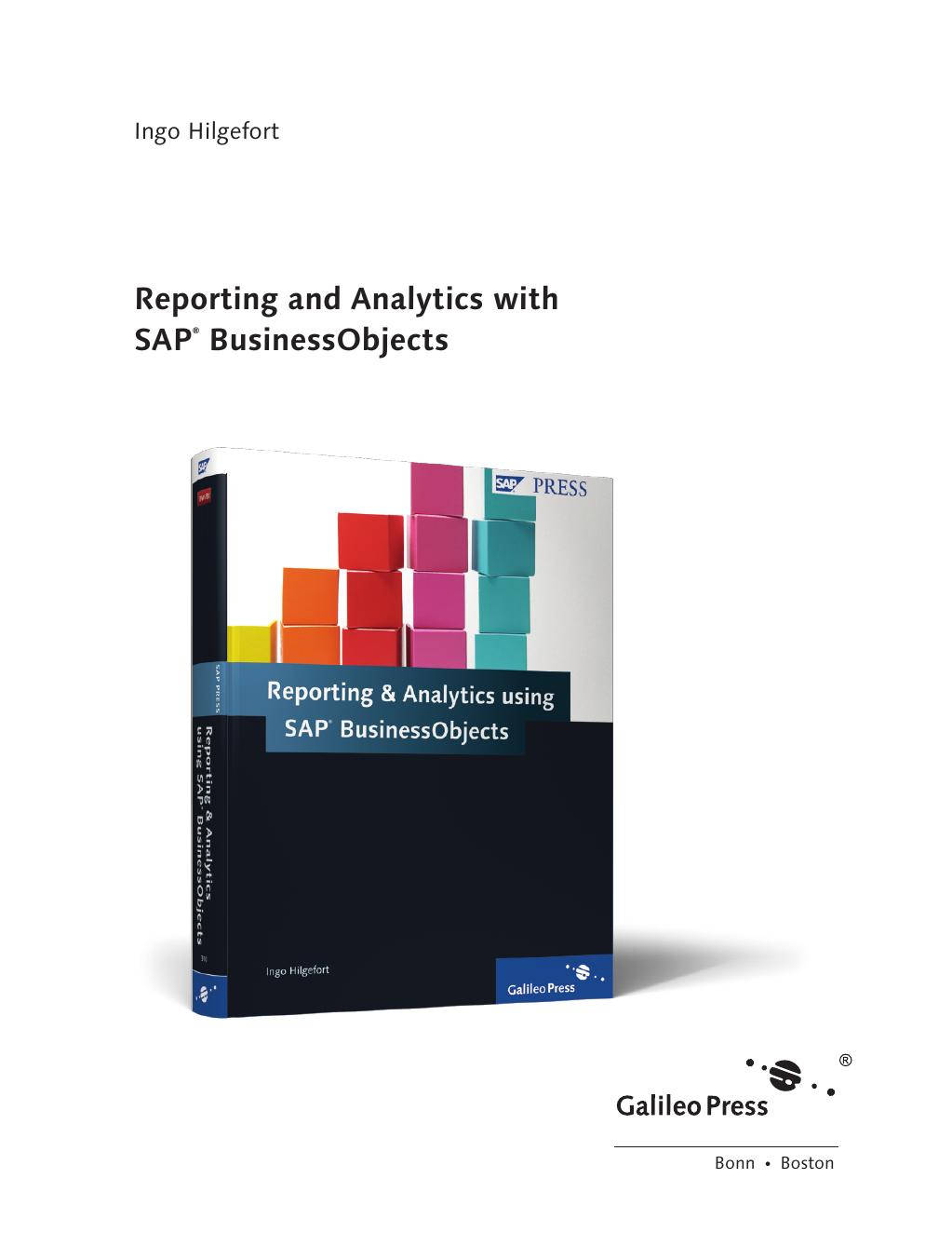 Reporting And Analytics With Sap Businessobjects Ingo Hilgefort