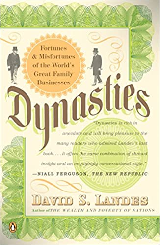 Dynasties Fortunes And Misfortunes Of The Worlds Great Family Businesses David S Landes
