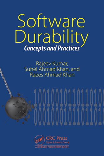 Software Durability Concepts And Practices Rajeev Kumar Suhel Ahmad Khan