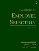 Handbook Of Employee Selection 2nd Edition James L Farr Nancy T Tippins