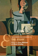 The Cambridge Companion To The Essay Kara Wittman Evan Kindley