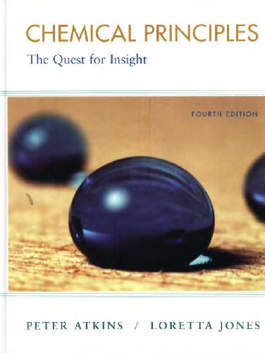 Chemical Principles The Quest For Insight 4e Atkins