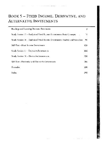 Cfa Level 1 Schweser Study Notes