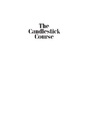 The Candlestick Course Steve Nison